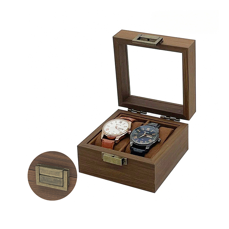 Walnut Window Watch Box