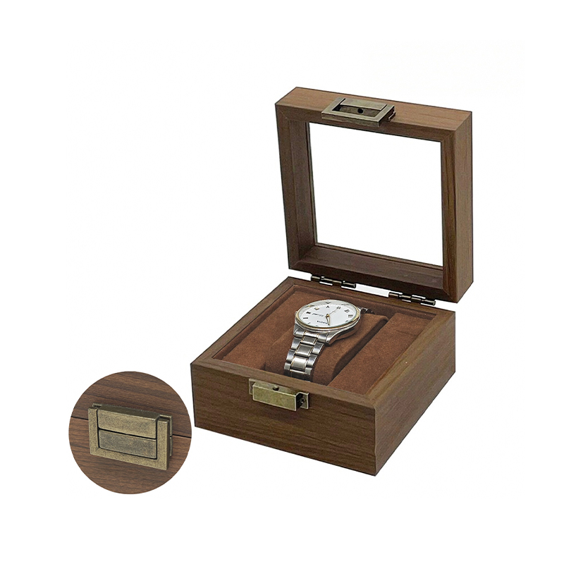 Walnut Window Watch Box
