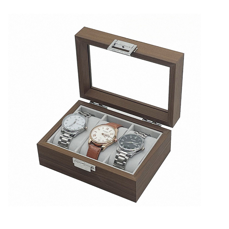 Walnut Window Watch Box